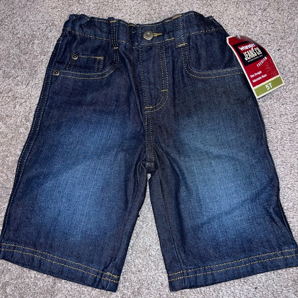 Wrangler Shorts, Boys, NWT, Blue Jean, 5T